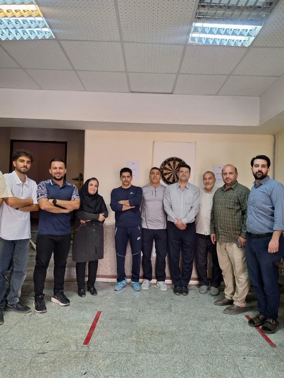 برگزاری مسابقات دارت کارکنان به مناسبت هفته تربیت بدنی